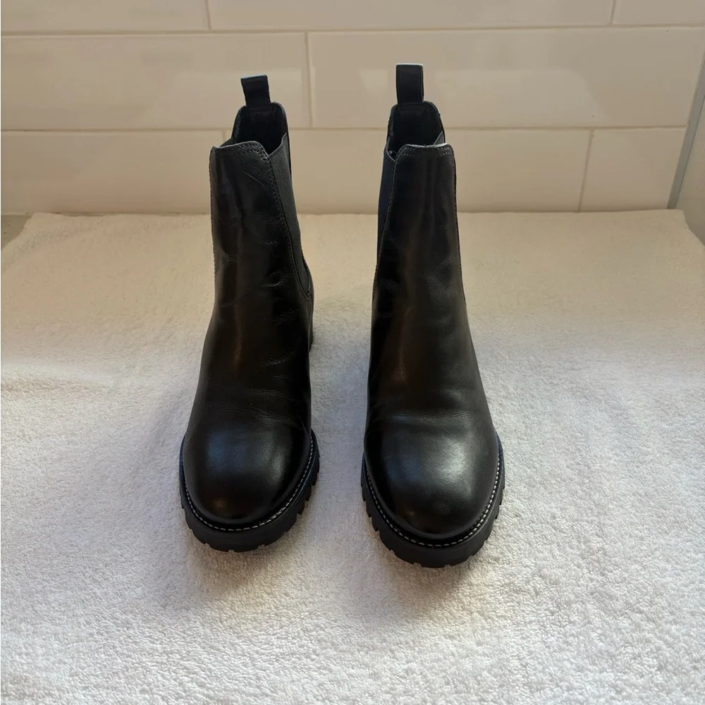 Soludos Black Greenpoint Chelsea Boot Size 10 with Box - Picture 2 of 13